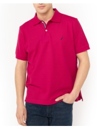nautica μπλουζα πολο κμ cabin polo shirt 3ncn1cr0110-804 fuchsia