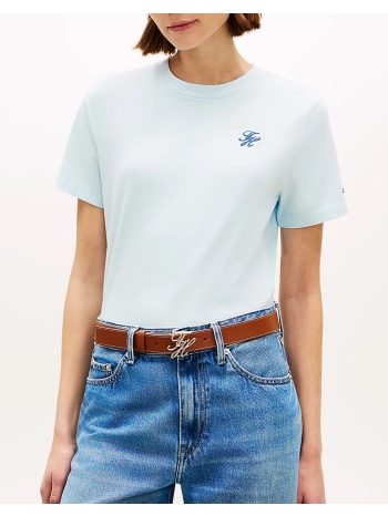 tommy hilfiger th script reg c-nk ss tee ww0ww48699-cyr