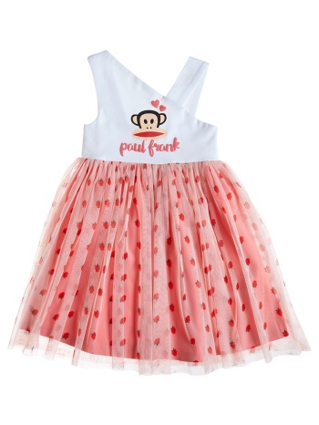 alouette φορεμα paul frank 00340259-0123 coral