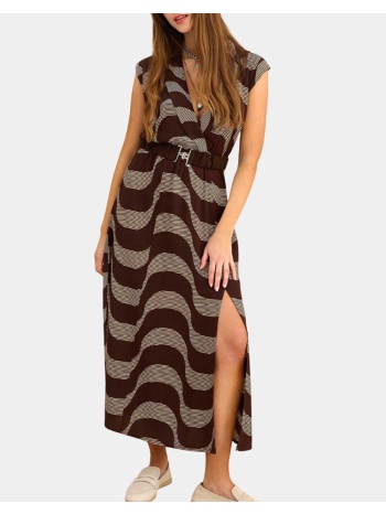 attrattivo φορεμα&ζωνη 9923210-choco chocolate