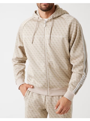 guess parimo 4g full zip sweatshirt φουτερ ανδρικο