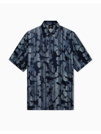 armani exchange shirt xm002106af13235-fb445 darkblue