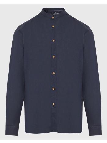 funky buddha shirts fbm013-003-05-navy navyblue