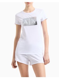armani exchange t-shirt 8nytdlyj73z-6110 white