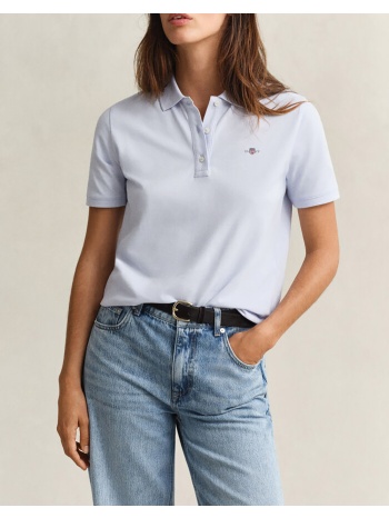 gant μπλουζα κμ reg shield ss pique polo reg shield ss