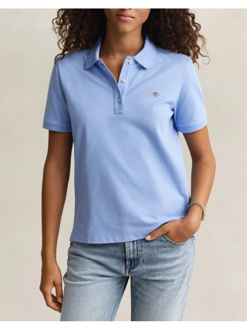 gant μπλουζα κμ reg shield ss pique polo reg shield ss