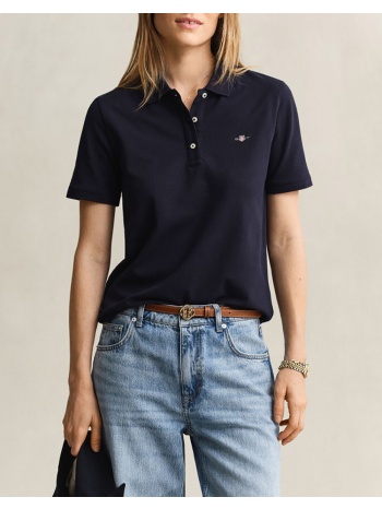 gant μπλουζα κμ reg shield ss pique polo reg shield ss