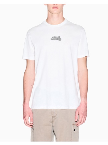armani exchange t-shirt xm001784af10356-u0009 offwhite