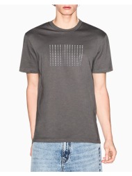 armani exchange t-shirt xm002519af10334-u8144 darkgray