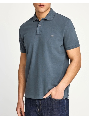funky buddha polo shirts fbm013-001-11-dk grey darkgray