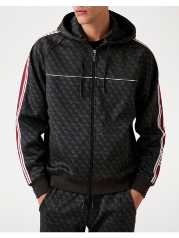 guess parimo 4g full zip sweatshirt φουτερ ανδρικο