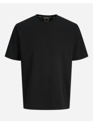 jack&jones jcofusion badge tee ss crew neck ln 12289962-black black