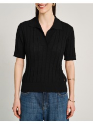 staff kate polo short sleeve knit 63-201.055-ν0090 black