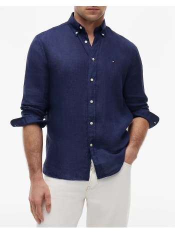 tommy hilfiger pigment dyed li solid rf shirt
