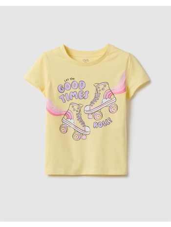 ovs tsh print 4-5 col strass 2575740-french vanilla yellow