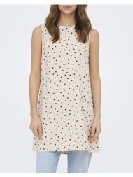 only onlaris life sl short dress wvn cc 15364156-pumice stonedot point biege