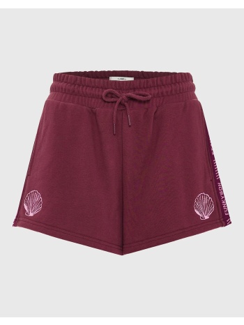 funky buddha shorts fbl013-105-03-burgundy bordeux