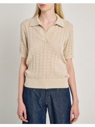 staff kate polo short sleeve knit 63-201.055-ν9947 biege