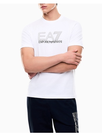 ea7 t-shirt 7m001307af10375-u0002 white