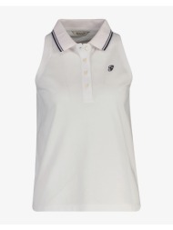 gant μπλουζα χμ reg sleeveless pique polo 3gw4201497-110 white