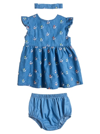 alouette φορεμα 00440596-0023 denimblue