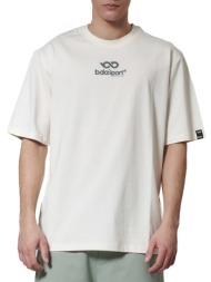 body action men``s high-density logo t-shirt 053621-01-white alyssum offwhite