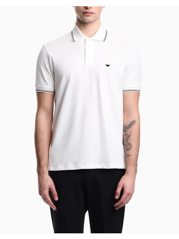 emporio armani polo shirt em004607af23090-u0003 offwhite