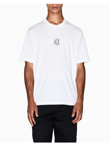 armani exchange t-shirt xm000363af12308-u0009 offwhite