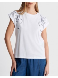 ale μπλουζα 8923171-leyko white
