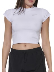 body action women``s cropped stretch jersey t-shirt 051625-01-white white