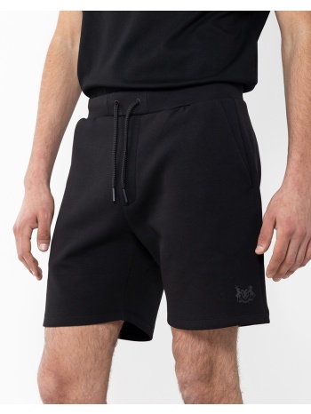 the bostonians βερμουδα sweat regular fit 3erp0101-black