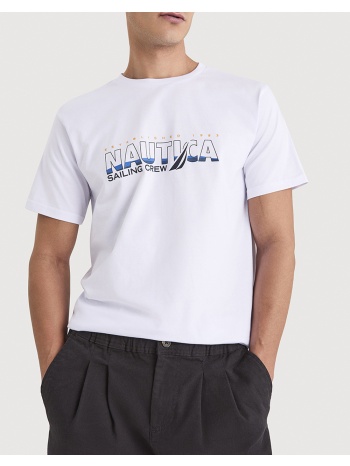 nautica μπλουζα t-shirt κμ onda t-shirt 3ncn1v03949-908