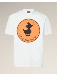 save the duck sabik t/shirt μπλουζα ανδρικο dt0825mbesy22-00000 white