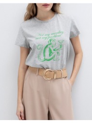 toi&moi μπλουζα 80-6745-126-410 gray