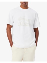 lacoste μπλουζα κμ tee-shirt ss 3th1427-001 white