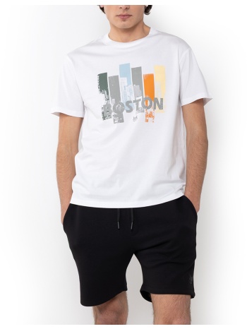 the bostonians μπλουζα boston print regular fit