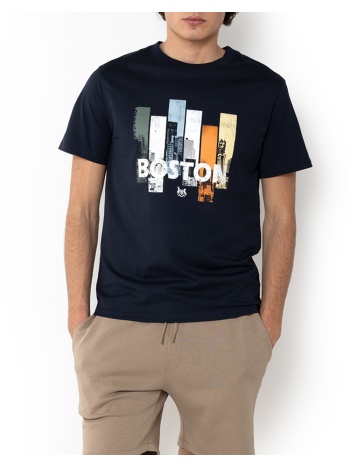 the bostonians μπλουζα boston print regular fit