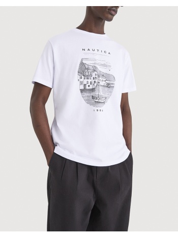 nautica μπλουζα t-shirt κμ kanan t-shirt 3ncn1v03977-908