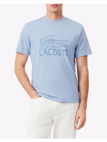 lacoste μπλουζα κμ tee-shirt ss 3th1427-hba lightblue