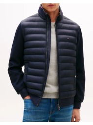 tommy hilfiger mix media ess rwb stand collar mw0mw41329-dw5 darkblue