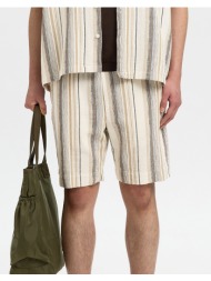 selected slhregcal shorts 16101249-egretbrown multi biege