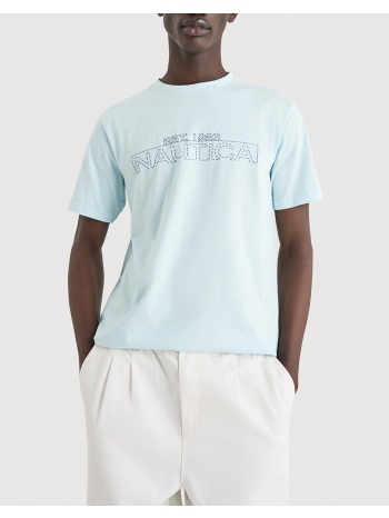 nautica μπλουζα t-shirt κμ medway t-shirt 3ncn1v04019-400