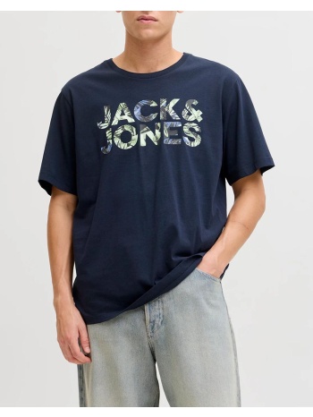 jack&jones jjejeff logo tee ss sn 12288536-sky captain