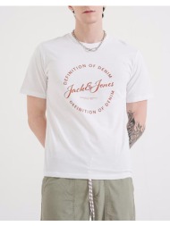 jack&jones jjgrayson tee ss crew neck 12288377-bright white white