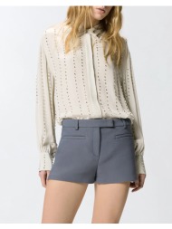 pinko caitlin camicia fluido ricamo 106238a31f-i18 ecru