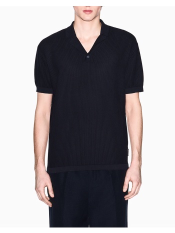armani exchange knit polo xm002165af20139-ub101 navyblue