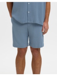 selected slhregcal shorts 16101249-blue mirage blue