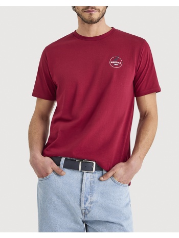 nautica μπλουζα t-shirt κμ narmada t-shirt 3ncn1v04023-807