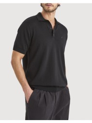 nautica μπλουζα πολο κμ olas ss polo 3ncn1v03968-011 black
