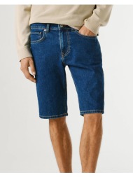 pepe jeans essentials straight short cash βερμουδα ανδρικο pm80000385cb-000/denim denimblue